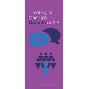 Speaking at Non A.A. Meetings