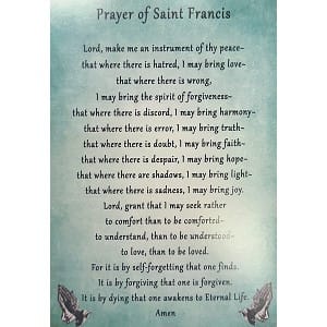 Prayer of Saint Francis
