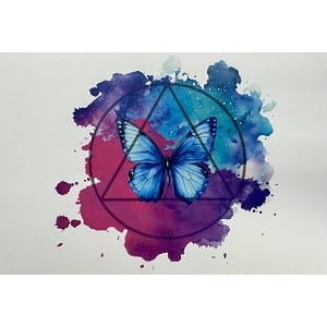 Greeting Cards Butterfly (Circle/Triangle) Butterfly (Circle/Triangle)