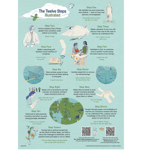 The Twelve Steps Illustrated Table-Top Display