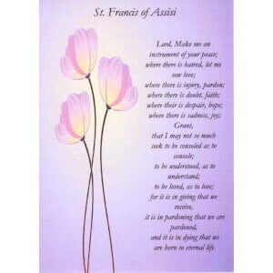 Greeting Card - Prayer of St Francis
