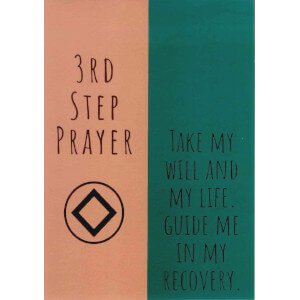Greeting Card - Third Step Prayer