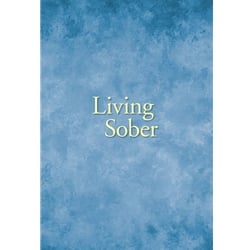 Living Sober (Large Print)