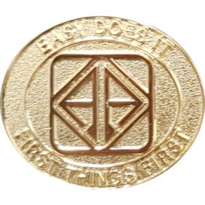 Medallion - Easy Does It - Gold
