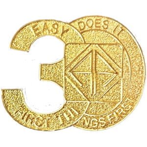30 Year Medalliion - Number 30