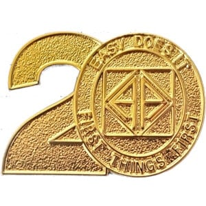 20 Year Medallion - Number 20