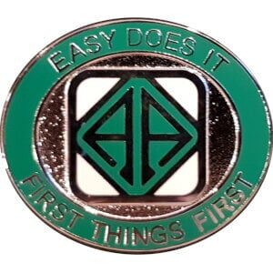 Easy Does It – Green Oval (Engravable)